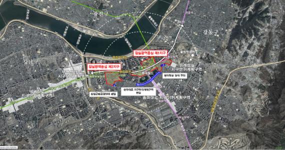 올림픽로 지구단위계획 재정비 구역 위치도