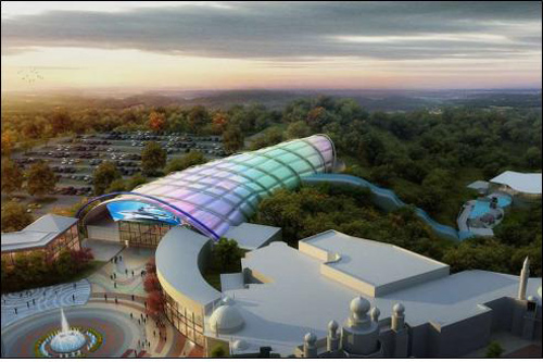 에버랜드 아쿠아리움 조감도