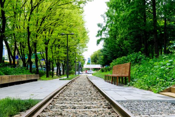 서울 공릉동 일대 경춘선 폐철길 1.9km 숲길 변신