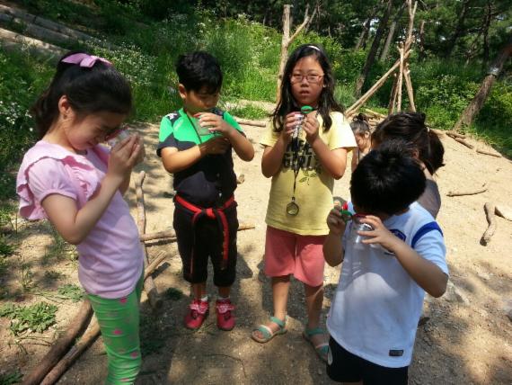 남산공원 유아숲체험장서 자연관찰·독서삼매경