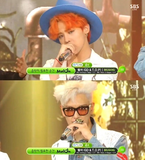 빅뱅, 원더걸스-사이먼 도미닉 꺾고 ‘인기가요’ 정상 차지