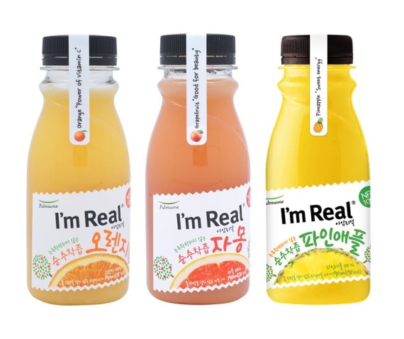 풀무원 '아임리얼' 순수착즙 3종