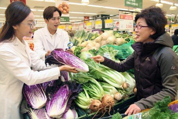 유통가, 김장철 마케팅 호조