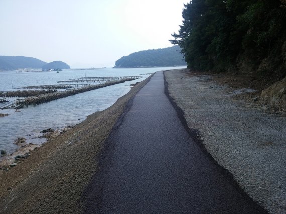 바스프, 경남 고성 해안에 친환경 해안침식방지 시스템 설치