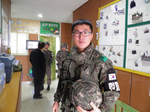 최전방 GOP소초들을 지휘하는 김기형 대위