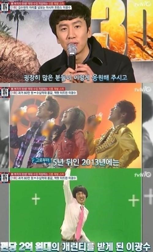 런닝맨 이광수, 몸값 눈길 ‘신흥 재벌 스타’ 등극