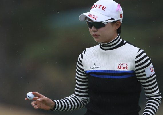 4일(한국시간) 미국 플로리다주 오칼라의 골든 오칼라골프장에서 열린 LPGA투어 코츠 챔피언십서 2주 연속 우승에 도전하는 김효주.