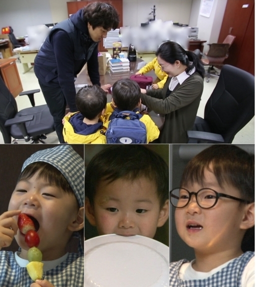 슈퍼맨 정승연, 삼둥이 마지막 방송서 얼굴 공개 ‘민국-만세 붕어빵 외모’ 눈길