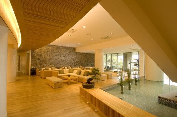 힐튼남해 더스파 공간.