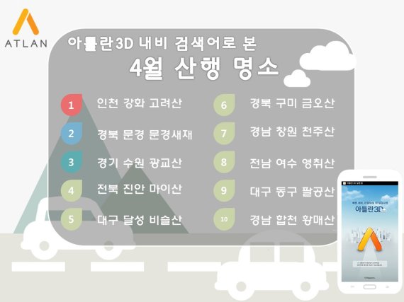 4월 산행, 내비 검색 1위 인천 강화 ‘고려산’