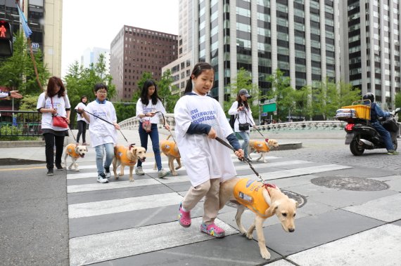 삼성화재안내견학교, '세계 안내견의 날' 기념행사 개최