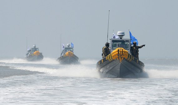 중국어선 야음 틈타 또 다시 한강하구 불법침입