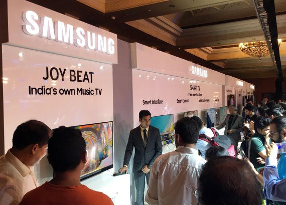 삼성전자, 음악 특화형 TV로 印 시장 사로잡는다