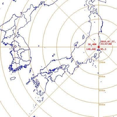 일본 지진, 관동지역서 규모 5.3 지진 발생 ‘도쿄서도 진동 느껴져...’