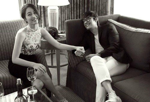 이민정, 영화 ‘매그니피센트7’ VIP시사회 참석 ‘남편 이병헌 응원’