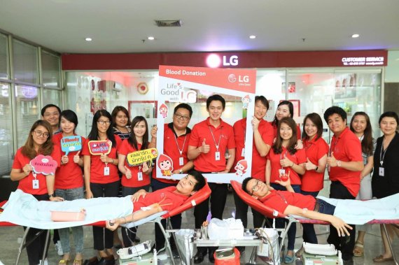 LG전자 글로벌 임직원 동참 헌혈캠페인