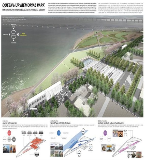 인도 허왕후 기념공원 설계공모 당선작 선정