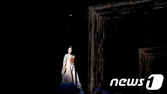 창작 뮤지컬 '잃어버린 얼굴 1895' 시연 장면© News1 /사진=뉴스1