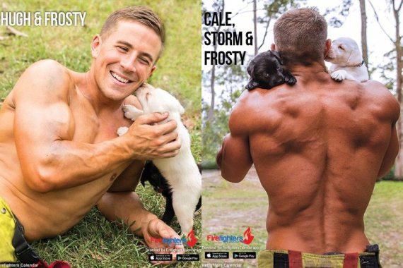 사진=호주 소방관 달력 인스타그램