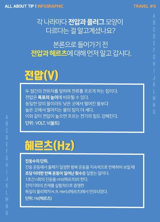 [올어바웃팁_인포] "달라도 너무 다르네" 나라별 콘센트 완전 정복