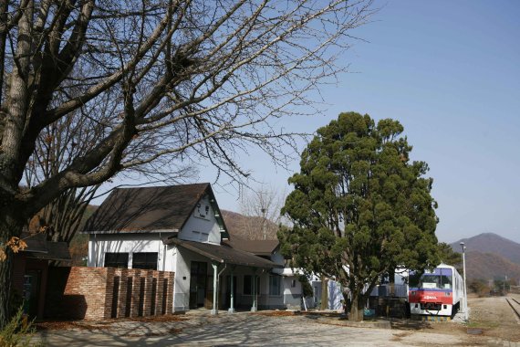 구둔역 역사 전경