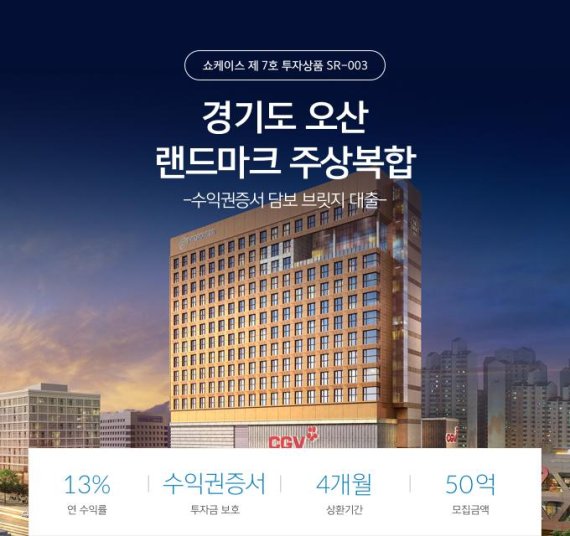 P2P금융 피플펀드, 연 13% 100억원 규모 부동산 투자상품 출시