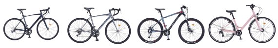 삼천리자전거가 제안한 올해 트렌드 컬러 4가지. 왼쪽부터 카멜레온, 메탈릭, 펄, 그레이시 파스텔 컬러 /사진=삼천리자전거
