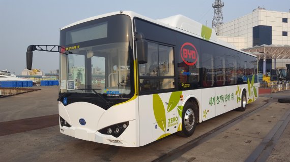 BYD 한국형 전기저상버스 'eBus-12(해외브랜드명 K9)