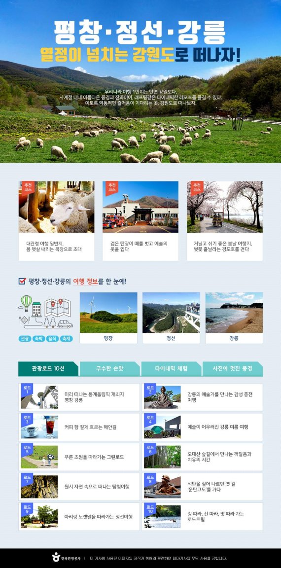 관광公, 평창동계올림픽 관련 종합관광정보 서비스 실시