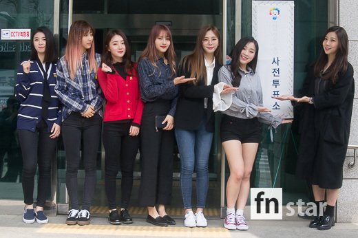 [포토] 드림캐쳐, ‘모두 다함께 사전투표!’