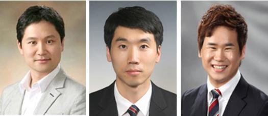 전기정보공학부 권성훈 교수(왼쪽부터), ㈜퀀타매트릭스 최정일 박사, 정현용 박사과정생