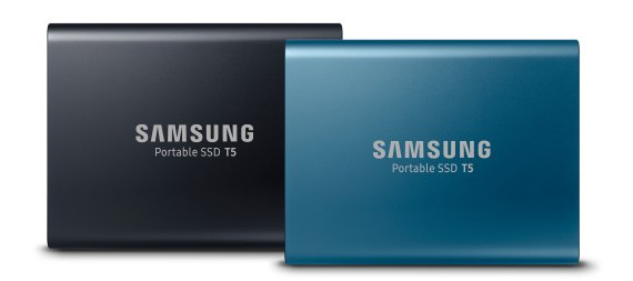 삼성전자가 지난 2017년 8월 출시한 포터블 SSD 'T5' 이미지. 삼성전자 제공