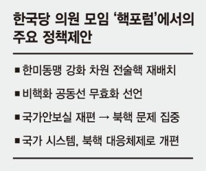 “美 전술핵 배치 우호적”… 핵 對 핵 ‘공포의 균형’ 목소리 커져