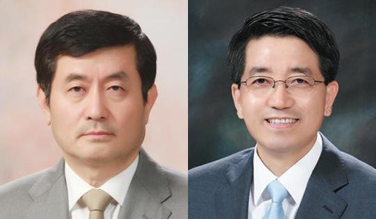 정덕균 교수(왼쪽), 현택환 교수.