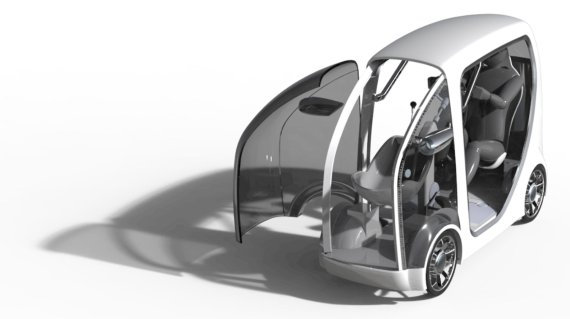 UNIST(울산과학기술원) 디자인-공학 융합전문대학원의 정연우 교수팀이 공개한 4륜 전기자전거 하이브리드 모듈 모빌리티 /사진=UNIST