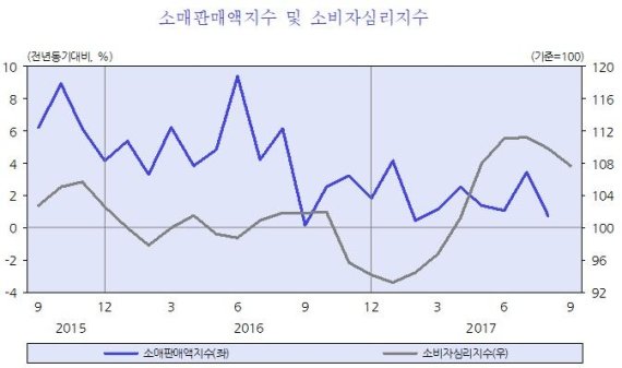 KDI "소비증가세 축소...내수 경기 둔화 중"
