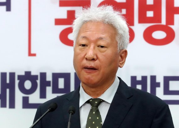 류석춘 자유한국당 혁신위원장.