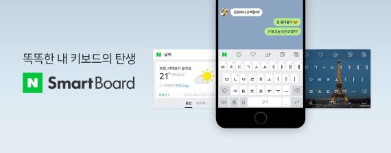 네이버, 스마트보드 iOS 버전 내놨다…AI 기술로 모바일 키보드 구현