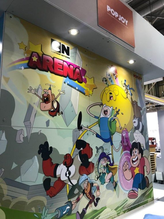 팝조이가 개발중인 모바일게임 '카툰네트워크 아레나'