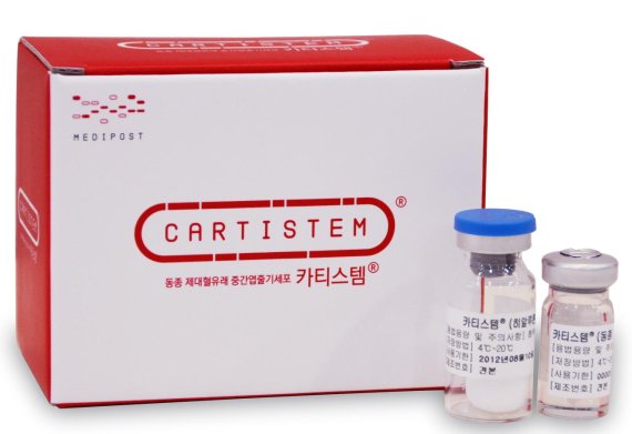 메디포스트의 줄기세포 치료제 '카티스템'이 지난 11월 월간 최대 판매 실적을 올렸다.