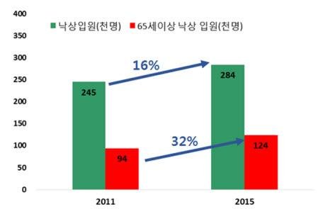 낙상 입원환자 현황