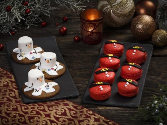 에미레이트 항공 퍼스트 클래스 크리스마스 특별 디저트/사진=fnDB