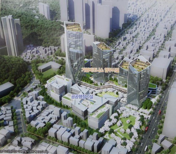 농림축산검역본부 개발 조감도.