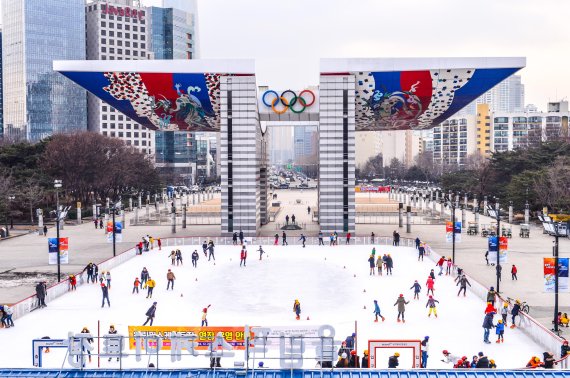 올림픽공원 평화의 광장 올림픽스케이트장