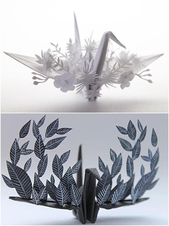 세상에 하나 뿐인 종이학 1000마리.. 하루도 빼놓지 않은 '인고의 예술'