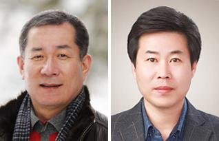 문화일보 박팔령 차장(左), 전북일보 전택수 부장