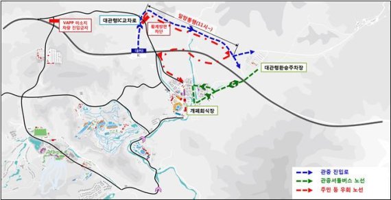 [2018평창] 평창올림픽, 개·폐회식 교통통제 계획 확인하세요