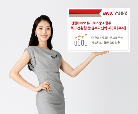 BNK경남은행, '신한BNPP 목표전환형증권투자신탁' 판매