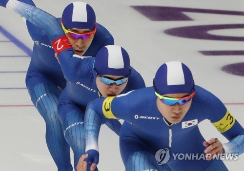 [2018평창]남자 팀추월, 노르웨이와 '박빙' 승부 속 올림픽 2대회 연속 銀