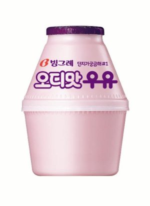 빙그레 오디 맛 우유